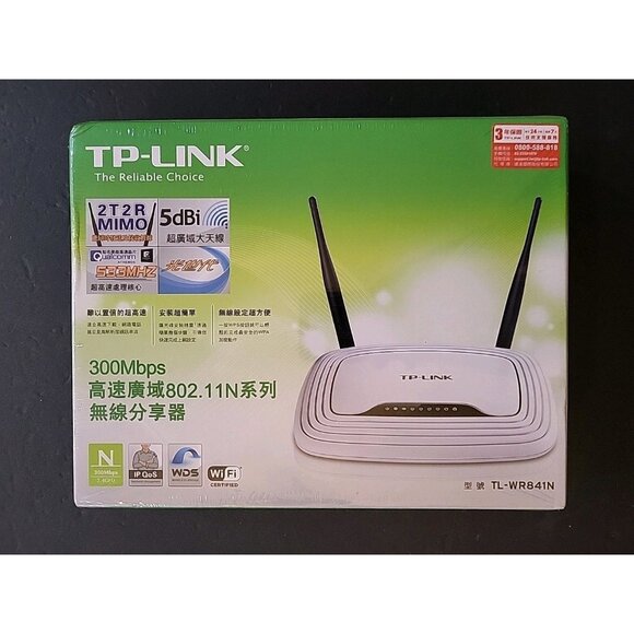 TP-Link TL-WR841N 300 Mbps Wireless N Cable Router Easy Setup WPS Button N300